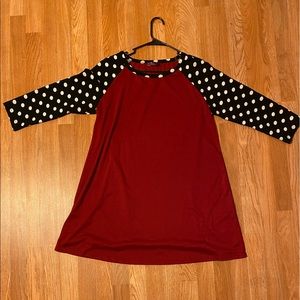 Boutique style tunic